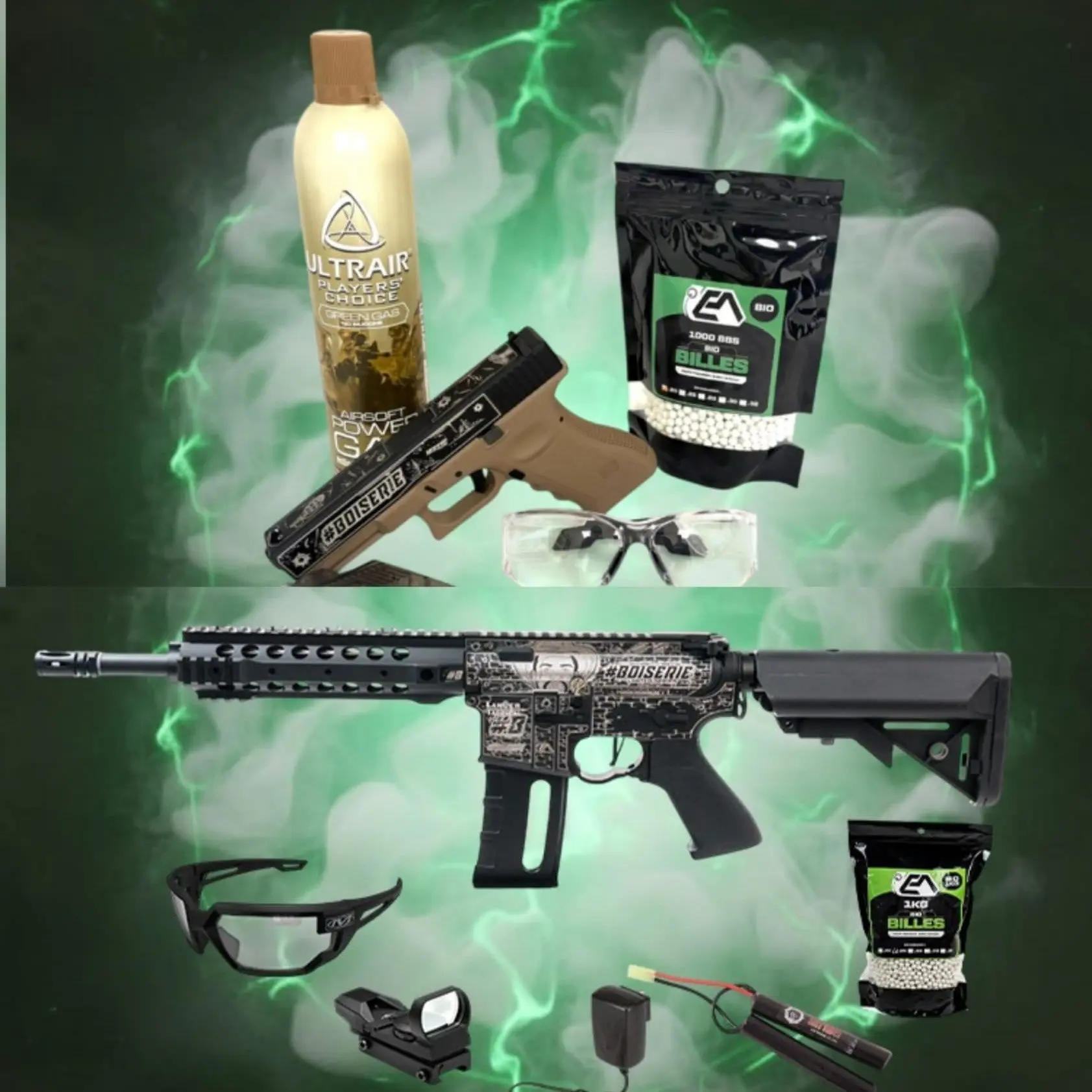 Fusils d'assaut électriques